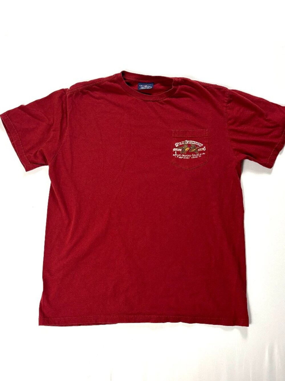 Vintage Polo Sport Ralph Lauren Mens Sportsman Fishing Tackle Shirt Sz M